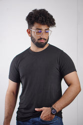 Poplin Cool T-Shirt - Black